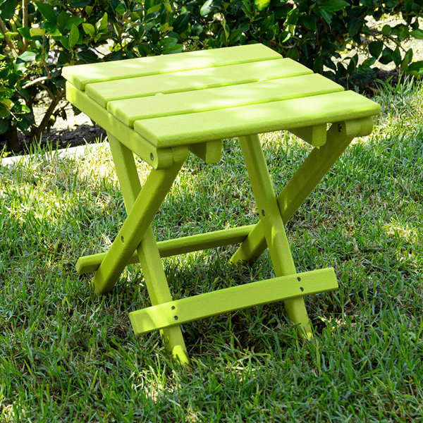 ResinTEAK Folding Plastic Side Table Wayfair